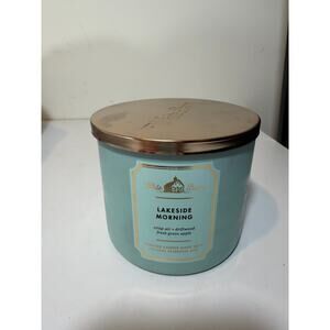 White Barn Bath and Body Works Lakeside Morning 3-Wick Scented Candle 14.5 Oz